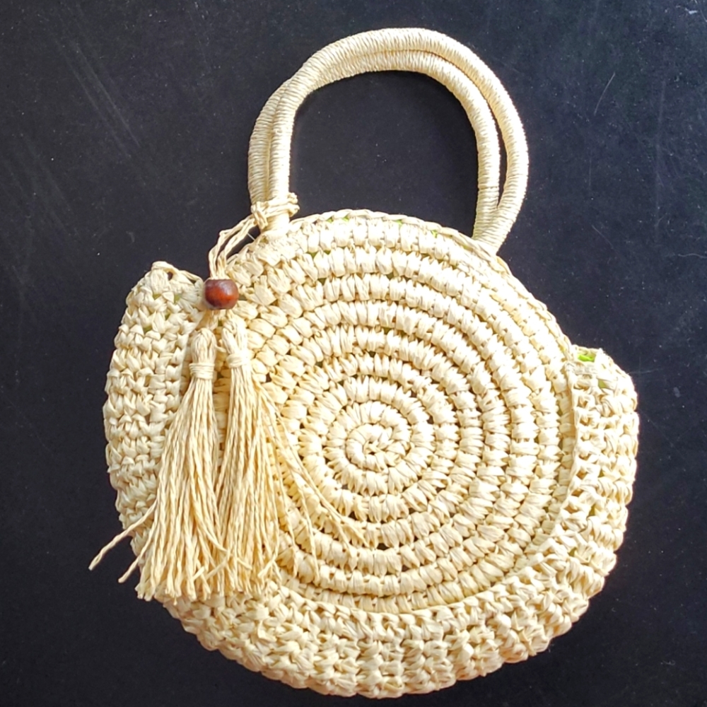 Solid & Striped Boho Beach Bag